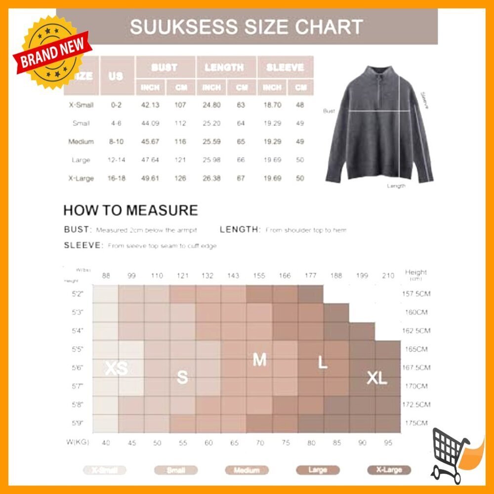 Oversized Cashmere Blend Quarter Zip Pullover Sweater Chunky Knit Cozy Minimal - Picture 6 of 7